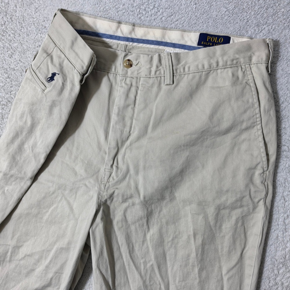 Polo‎ Ralph Lauren Pants Mens 38/30 Tan Classic Fit Chino Cotton Chinos